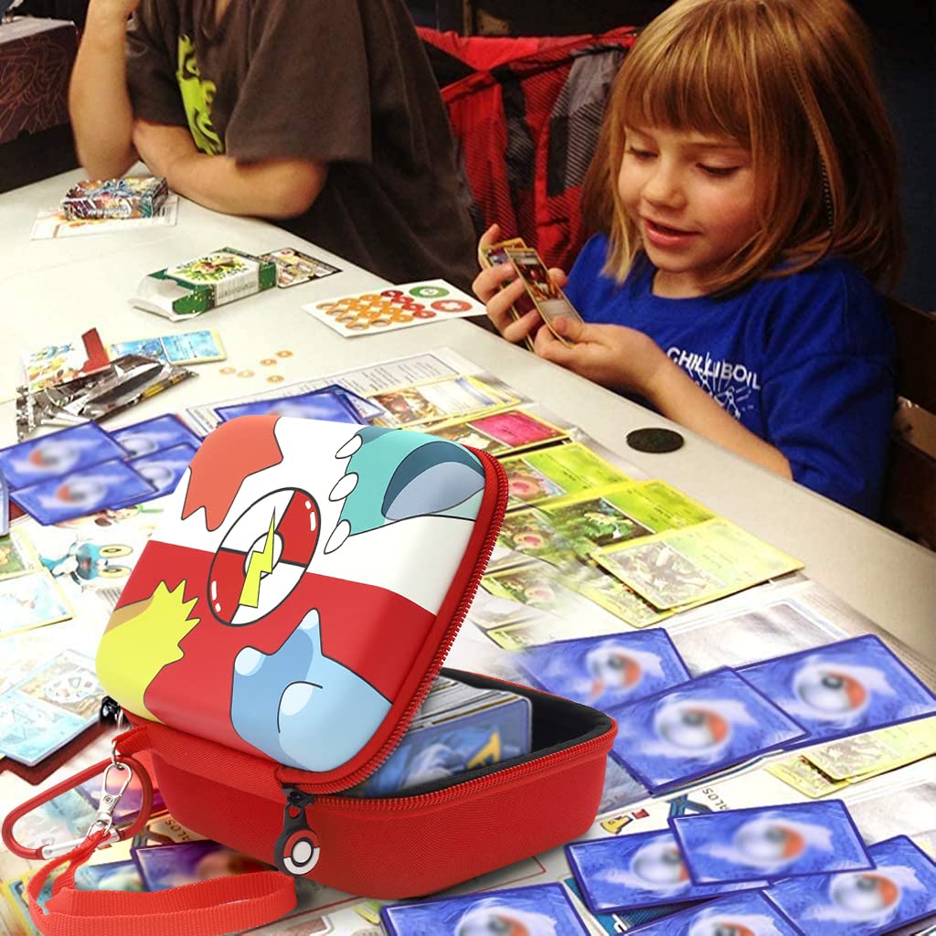 PATPAT Poke-mon Binder, Poke-mon Cards Holder for 200 Trading Cards Cartoon Prints Zipper Bag Trading Cards Binder Trading Cards Album Organizer Bag Game Cards Case Xmas Gifts for Kids Boys Girls Paw PATPAT Poke-mon Binder, Poke-mon Cards Holder for 200 Trading Cards Cartoon Prints Zipper Bag Trading Cards Binder Trading Cards Album Organizer Bag Game Cards Case Xmas Gifts for Kids Boys Girls Paw